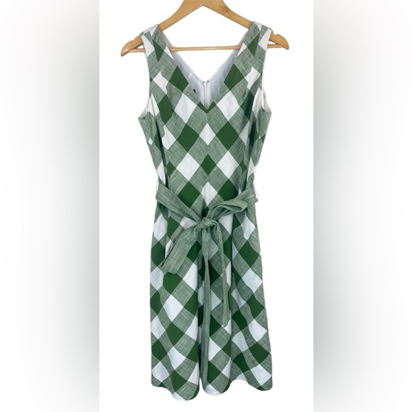 Talbots Dresses & Skirts - Talbots Women’s Cotton Lined Plaid Check Sheath Dress – Size 8